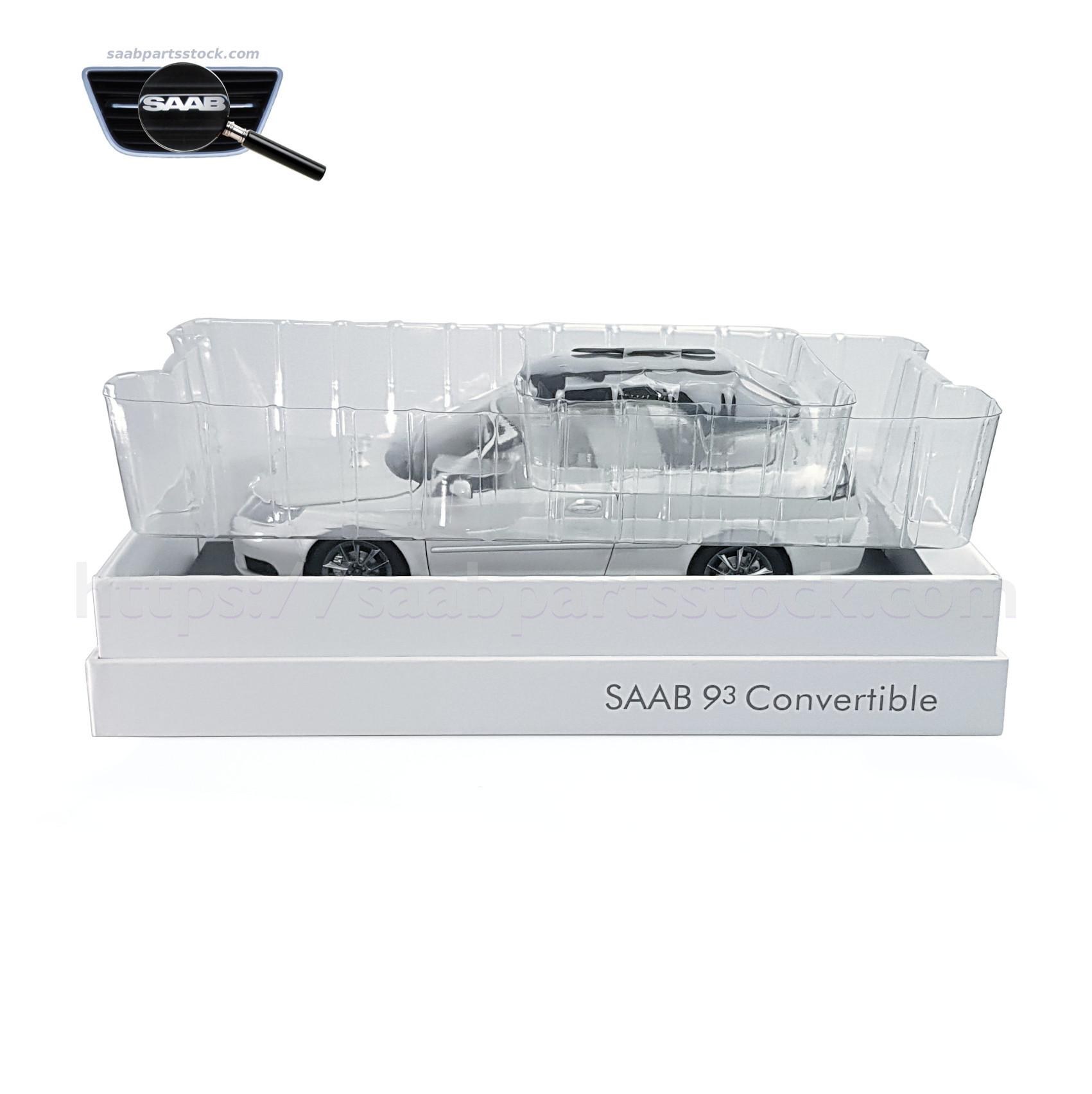 Details about   SAAB 9-3 Convertible 2,0 Turbo Vector Arctic White MY2009 1/18 Collectable