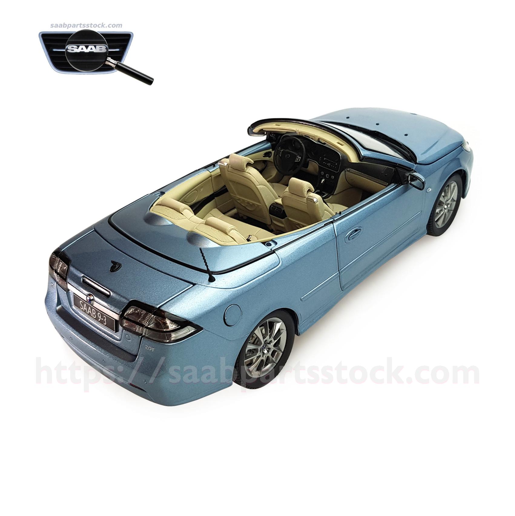 SAAB 9-3 Convertible 2,0 Turbo Vector Ice Blue Metal MY2009 1/18 Collectable 