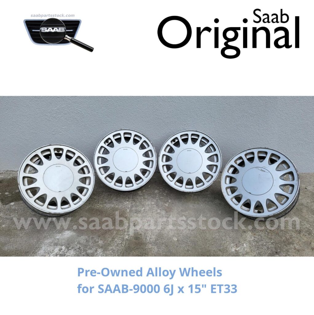 Saab Snowflake Rims The Set of Alloy Wheels / Rims 6J x 15″, SAAB 8958910 (pre-owned ...