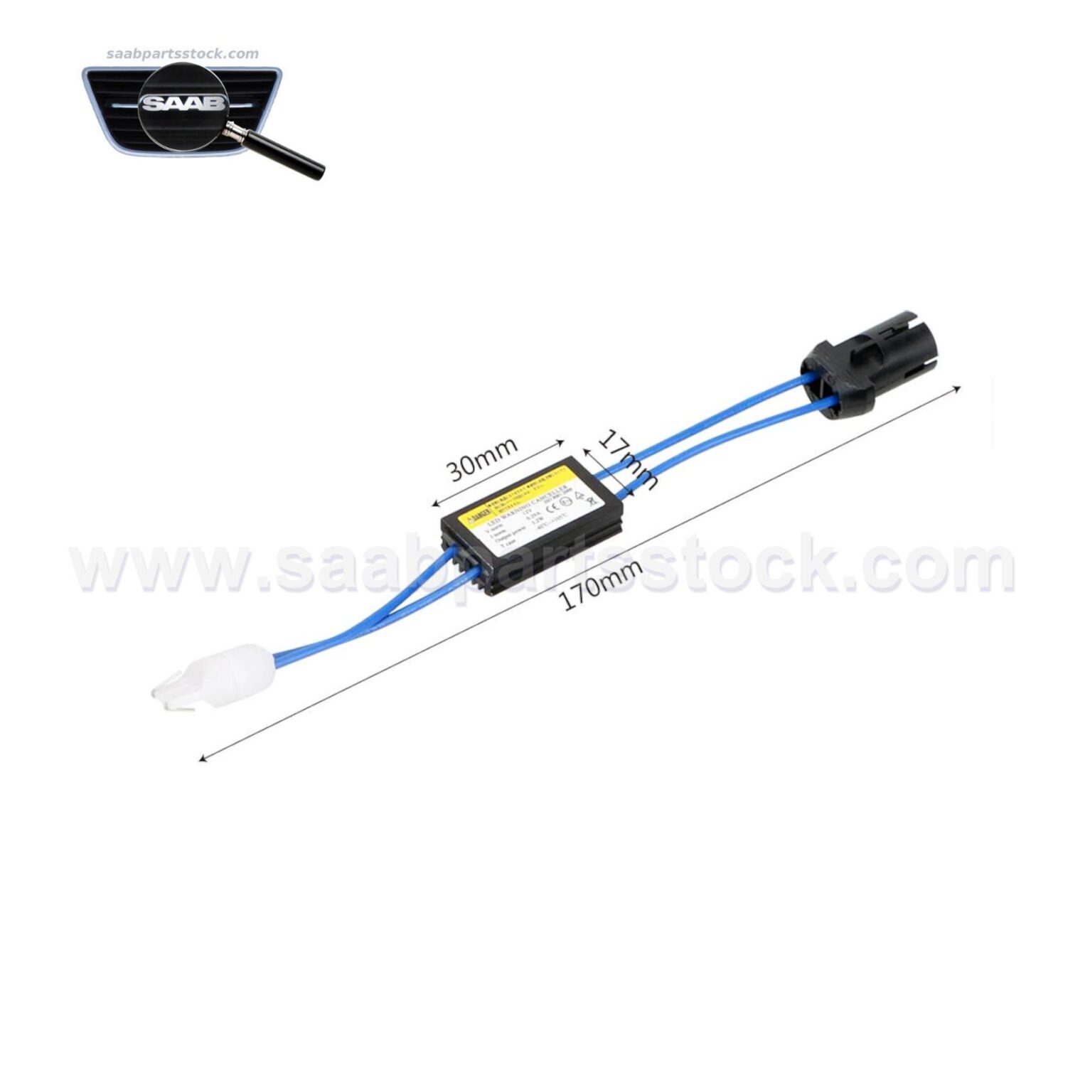 LED Direction Indicator Load Resistor with Adapter for W5W