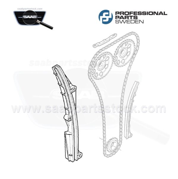 Engine Chain Guide ProParts 21345350-saabpartsstock
