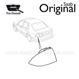 Tail Light, Left Side Outer SAAB 12777458 (pre-owned)