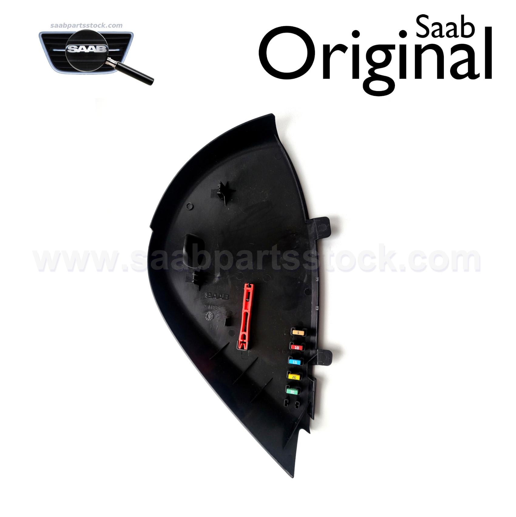 Plastic Cover for fuse box in the dash panel, left SAAB 12805997