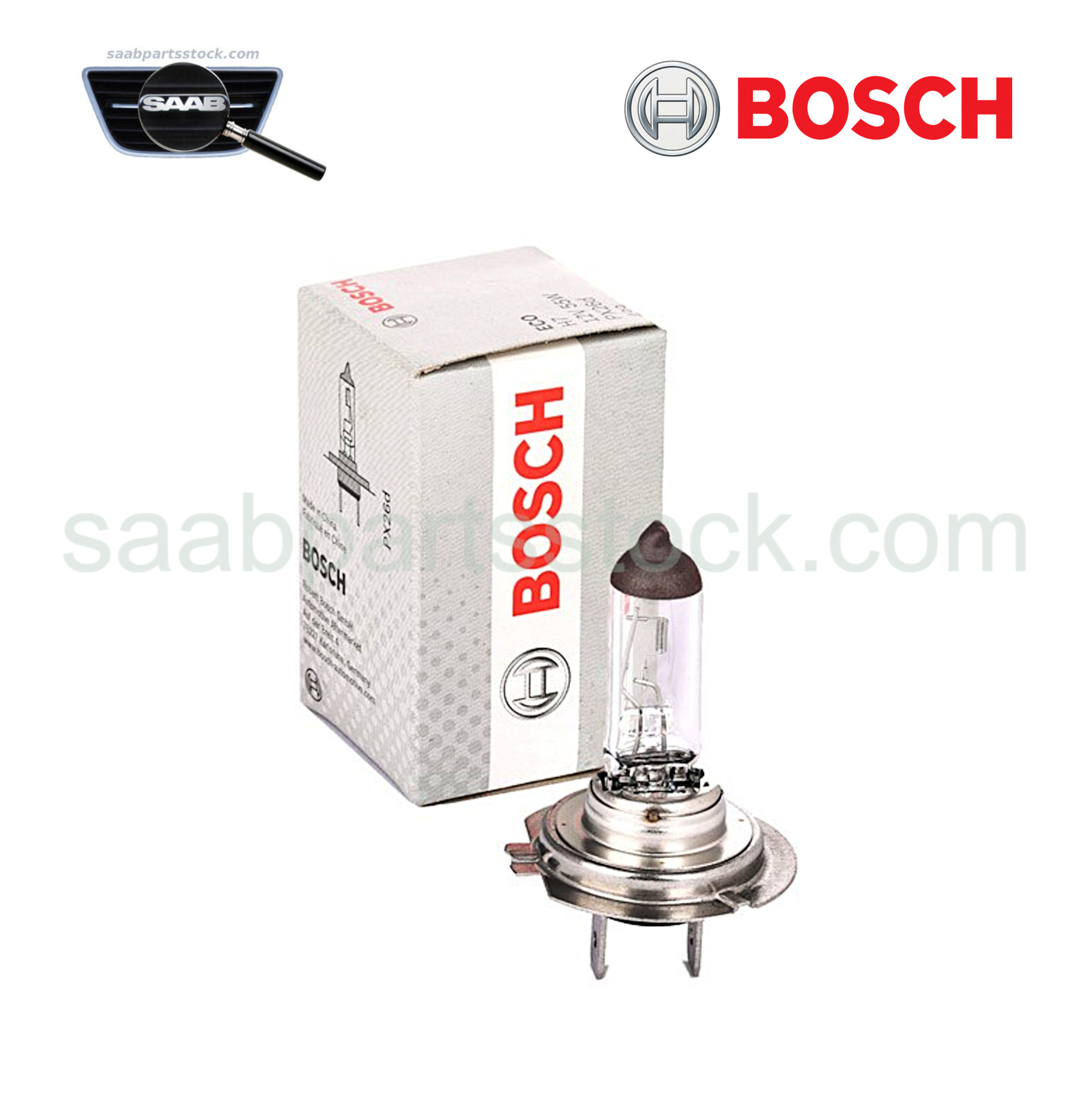 Halogen Bulb H7 Standard 12V 55W by BOSCH 1-987-302-804