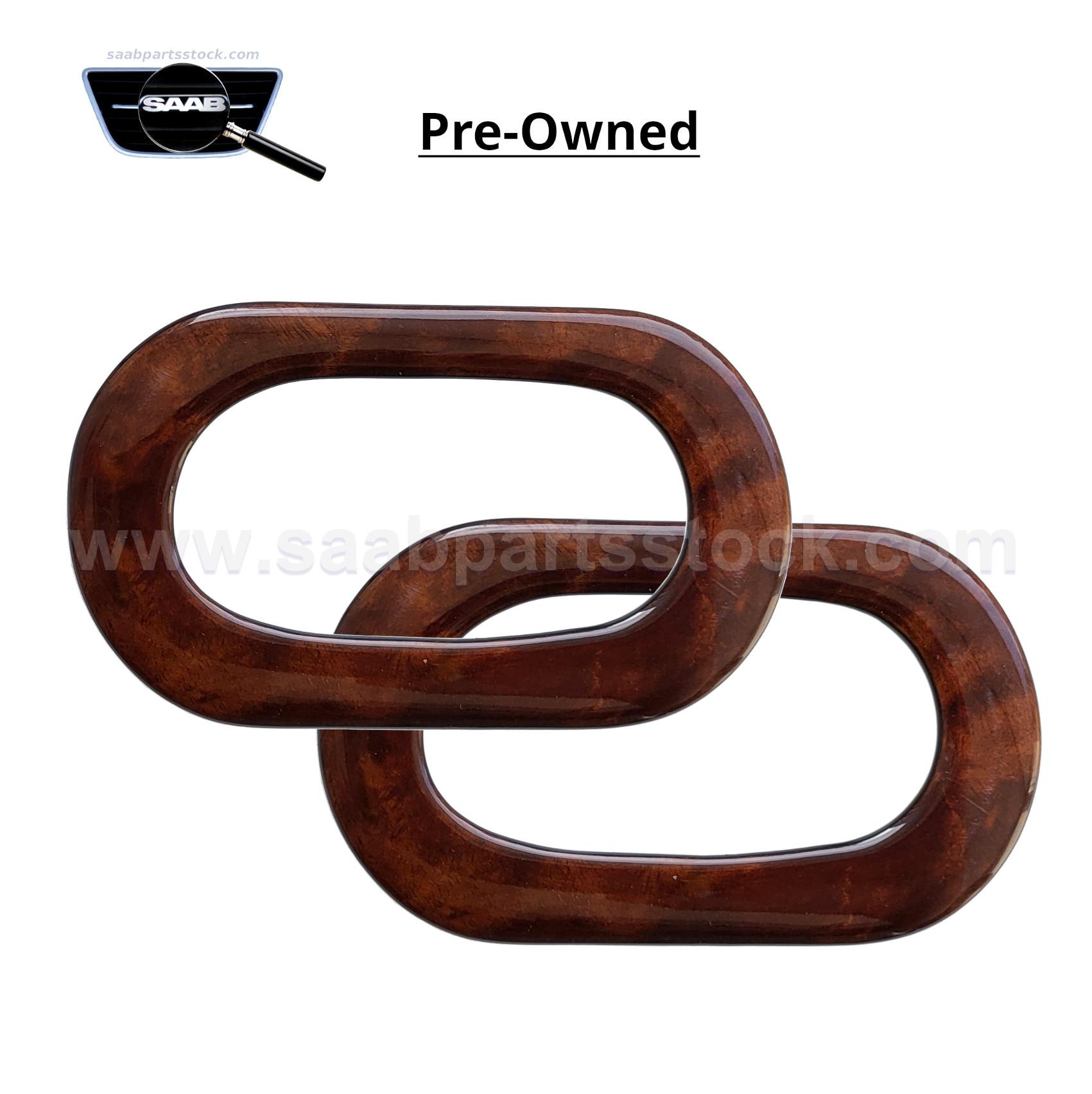 Set of Extra Cover / Decor for Internal Door Handle, Dark Walnut imitation (Pre-Owned)